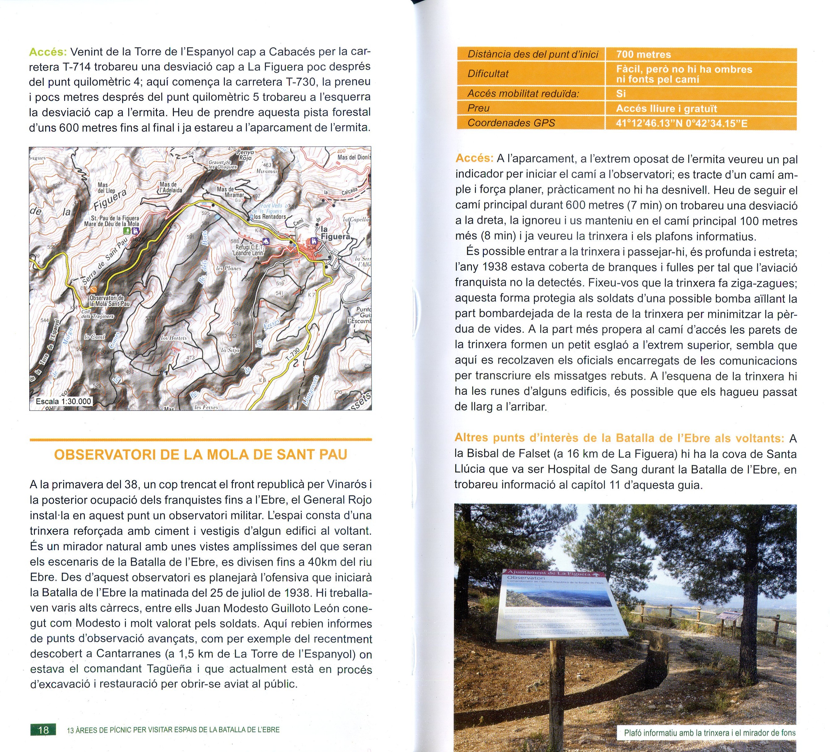 13 àrees de pícnic per visitar espais de la Batalla de l'Ebre - Miniatura 4